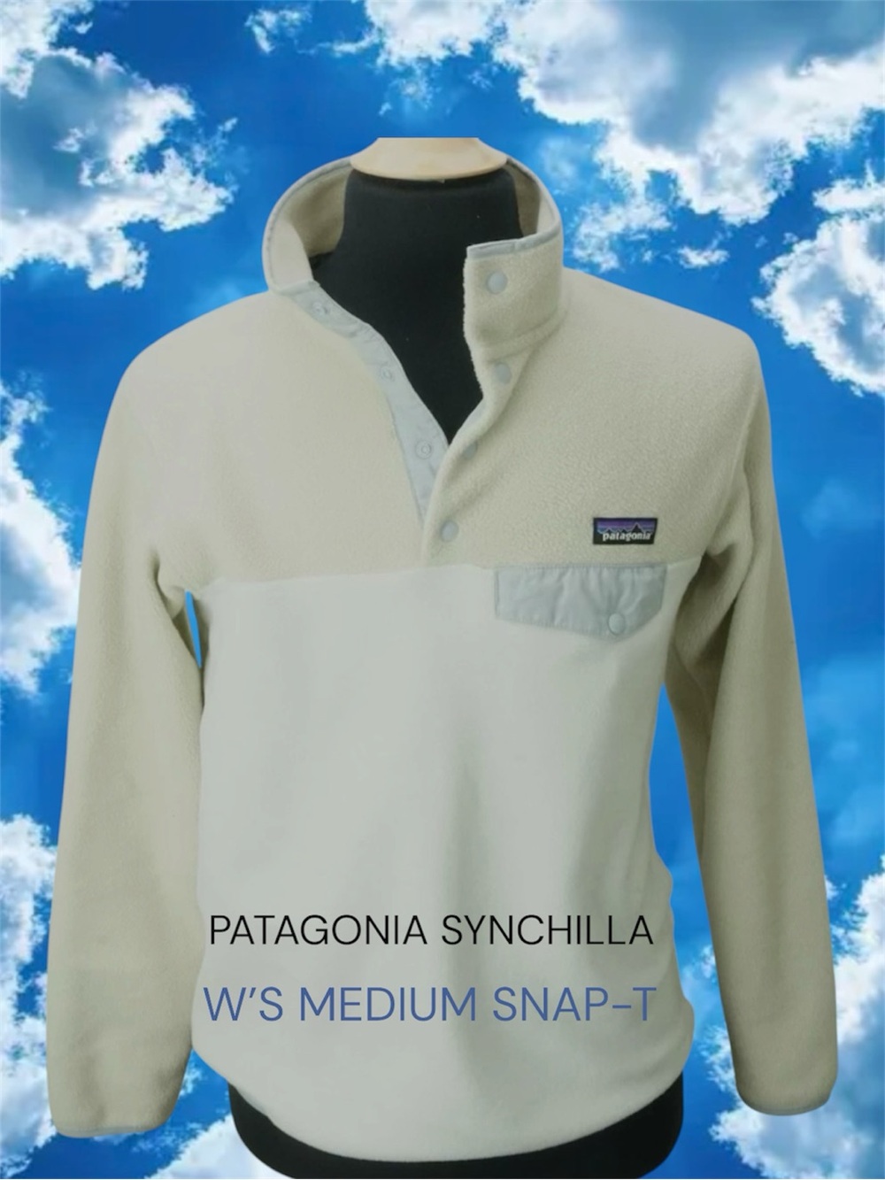 Patagonia Women’s Lightweight Synchilla Snap-T Fleece Pullover - Bleached Stone